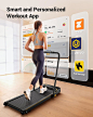 Amazon.com : UREVO Under Desk Treadmill, Walking Pad Treadmill for Home/Office, 2.25HP 2 in 1 Folding Treadmill with Remote Control, APP and LED Display 265 lbs Weight Capacity : Sports & Outdoors