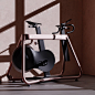 由keterr为HOI设计的forpeople室内自行车设计融合了性能和家庭生活