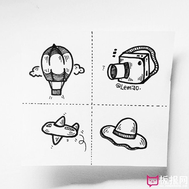 日常用品简笔画大全，超简单的生活用品简笔...