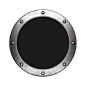 黑色圆形标签按钮  (18)