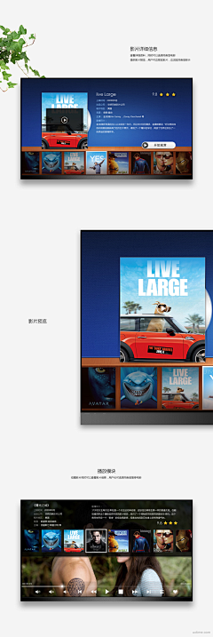 ColinZhan采集到TV UI