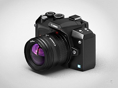 相机机身镜头UI图标设计