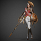 Valkyrie, jisu jeon : Referenced  "Kim Bum" Illustration<br/>Black Desert Valkyrie Concep art