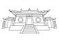 少林寺设计 线稿