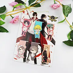 动漫磁性书签6个/版-全职
【颜色】以实物为准
【材质】纸+磁铁
【尺寸】3*6cm
【包装】彩色卡纸+PP袋装
【产品简介】此款磁性书签以动漫人物为形象设计，高清印刷，图案清晰，6款精选美图，又实用又能收藏~
