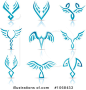 #徽章# #科技# #魔幻#Royalty-Free (RF) Wing Logos Clipart Illustration by cidepix 翅膀