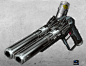 Airpowered shotgun, Guido Kuip : Weapon design for an undisclosed project, 2015.