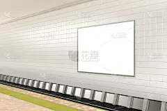 空白的,地铁站,留白,边框,水平画幅,绘画插图,走廊,交通方式