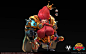 Character Rendered for Brave Conquest  为《巨龙国度》制作的深渊领主角色渲染, Rocky Meng : Character Rendered for Brave Conquest,
We worked on this image with the amazing art team of IGG.
Model&Textures by Xie Jinlai ,Rocky Meng. 
Render&lighting by Rockymeng.
 Conc