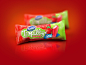 tropilly ice cream : strawberry and chantilly ice cream package design