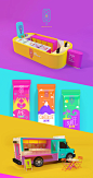 Goovi冷饮冰棒包装设计，来源自黄蜂网http://woofeng.cn/