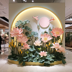 半支烟的设计生活采集到美陈静态展