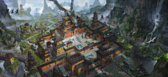 浪千涛采集到场景原画