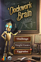 Clockwork Brain趣味拼图手机游戏界面，来源自黄蜂网http://woofeng.cn/ #采集大赛#