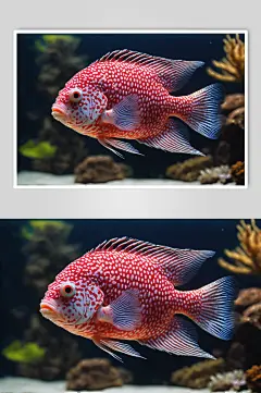 AI数字艺术高清水族馆鱼图片-众图网