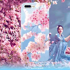 RealYYXJNE天空樱花杨幂设计 苹果6sPLUS OPPO VIVO 手机壳
