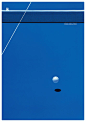在这个日本设计师的海报里，福原爱打起乒乓球来超冷酷的@北坤人素材