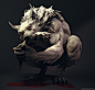 Werewolf, Maria Panfilova : Made this sculpt as a friendly battle with Rodion Vlasov<br/>Here is his version:<br/><a class="text-meta meta-link" rel="nofollow" href="<a class="text-meta meta-link" rel=&