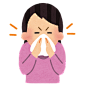 感冒 换季 流感 打喷嚏 流鼻涕 花粉过敏症 传染病 手绘 卡通 插画 免扣 素材 手绘 png11的人