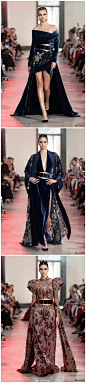 #shopping list#【#华丽宫廷礼裙#】Elie Saab 2019秋冬高定系列是一场来自东方的游行，华丽的宝石和天鹅绒绸缎，精良的面料选材辅以刺绣等极具女性化、宗教气息的工艺手法等等，在时装秀场呈现出真实的触感。OElie Saab 2019秋冬高定 ​​​​ _服饰-切割，图形，剪裁_T202032