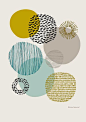 Sort of Circles Open edition giclee print by EloiseRenouf on Etsy, $25.00: 