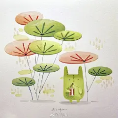 小清新风儿童插画，可做手账素材~ 
ins：elisaferroillustration ​ （转）via @ins插画 ​