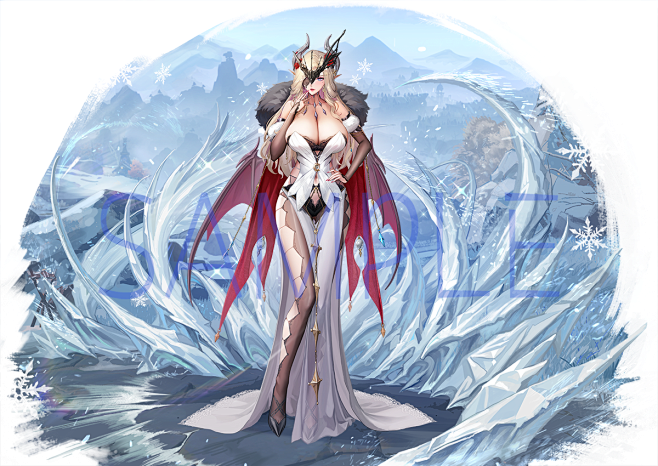 シニョーラ原神42新版本新角色前瞻直播女士月之仙人丿的插画