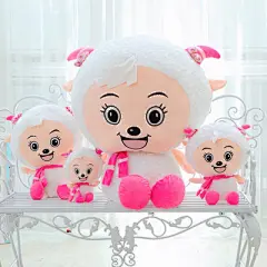 儿童毛绒玩具喜洋洋美羊羊懒羊羊公仔宝宝玩偶圣诞节生日礼物女孩-淘宝网