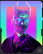aesthetic colorful design trends everydays Glitch klarens  nft poster TRENDING vaporwave