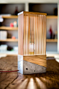 Wood and Concrete Table Lamp                                                                                                                                                                                 More: 