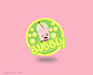 Bubbly奶茶店logo