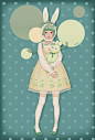 lolita design bunny, Shen Liu : lolita design bunny