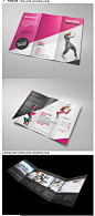 折页版式设计 折页设计欣赏 三折页设计作品 老外折页设计@北坤人素材