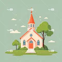 Ai产生的 建造 结构体 自然 结构 卡通片 家 房子 住宅