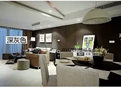 超厚亚麻墙纸素色简约现代客厅卧室深压纹壁纸灰色纯色电视背景墙-淘宝网