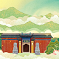 商业插画：玉泉寺