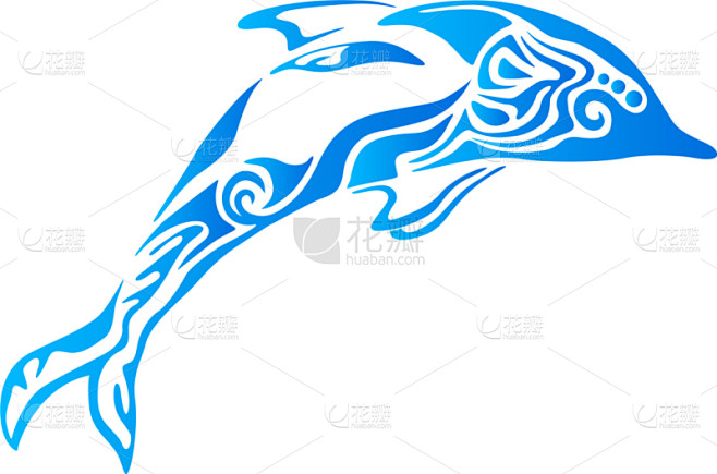 海豚,矢量,水,图像,海洋