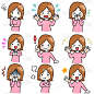 女孩插图集