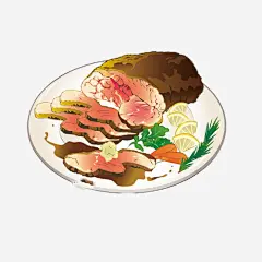 牛排手绘画片高清素材 手绘美食 牛排 美食 色彩画 免抠png 设计图片 免费下载
