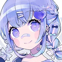 #女の子 紫セーラー服さん - ちょん＊的插画 - pixi_cd273ed2