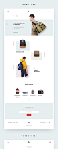 Mr.Bara Backpack Store Concept on Behance