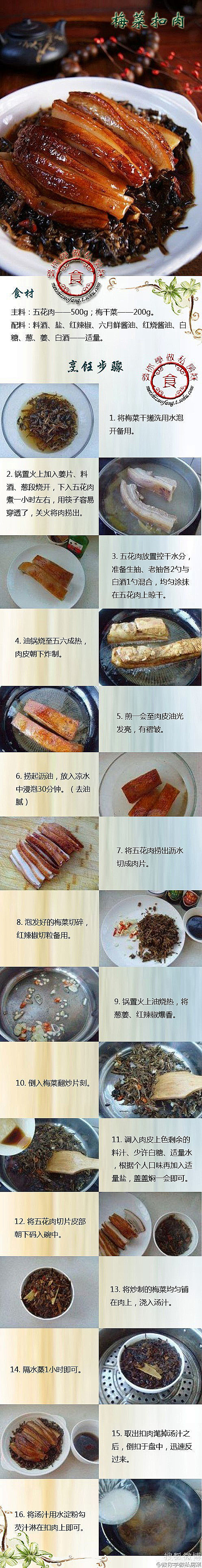 菜谱  醇香鲜美——梅菜扣肉