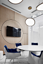 加加林机场VIP休息室，俄罗斯 / VOX Architects : 太空概念下的蓝白空间