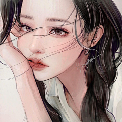 白驹过隙丶梨花泪う采集到现代手绘_帅哥美女丶