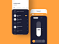 Smart home light settings lightning setting reminder notification home smart smarthome light list mobile ios uxdesign uidesign design interface ux app ui