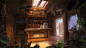 Calypso's Shop, Daniel Thomas : Background art for a Simon the Sorcerer (Video Game) sequel.