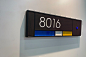 Manufacture supply 3d  hotel room number acrylic signs