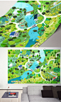 Yves Rocher France La Gacilly isometric Map on Behance-4