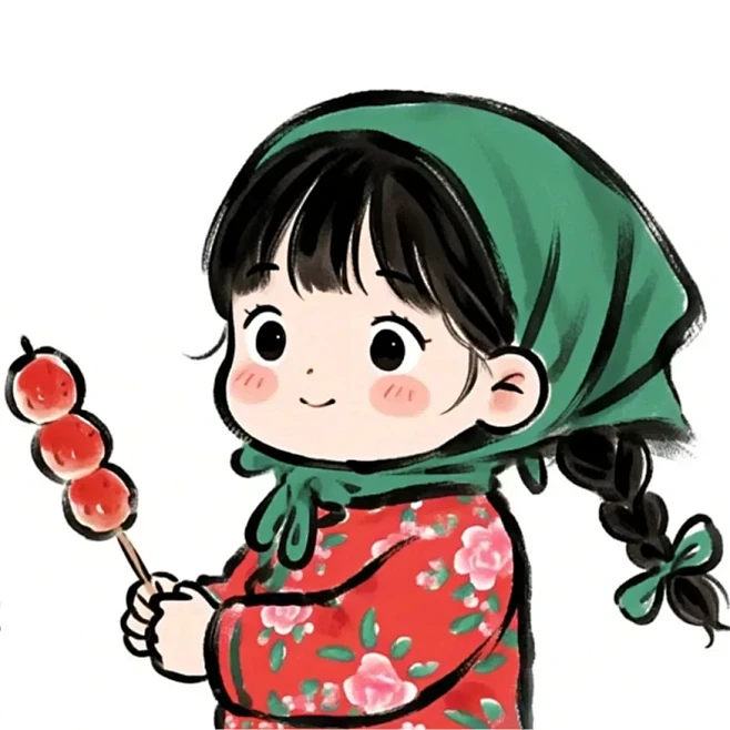 申请成为你的新年头像丨花棉袄女生版 - ...