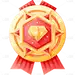 促销通用金币奖章元素素材